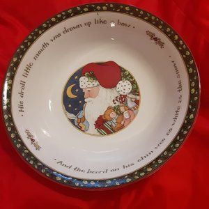 Portmeirion Studio christmas Story 9 inch bowl